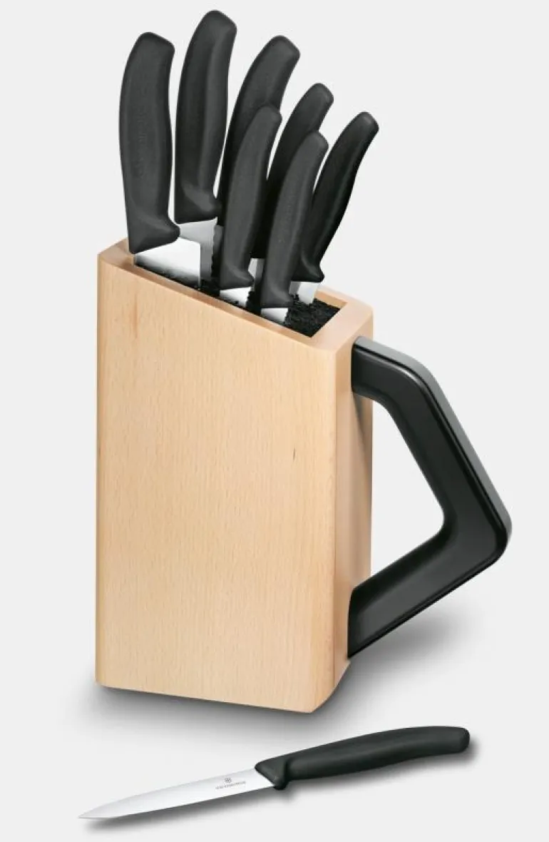 Bloc porte-couteaux Swiss Classic, 8 pièces