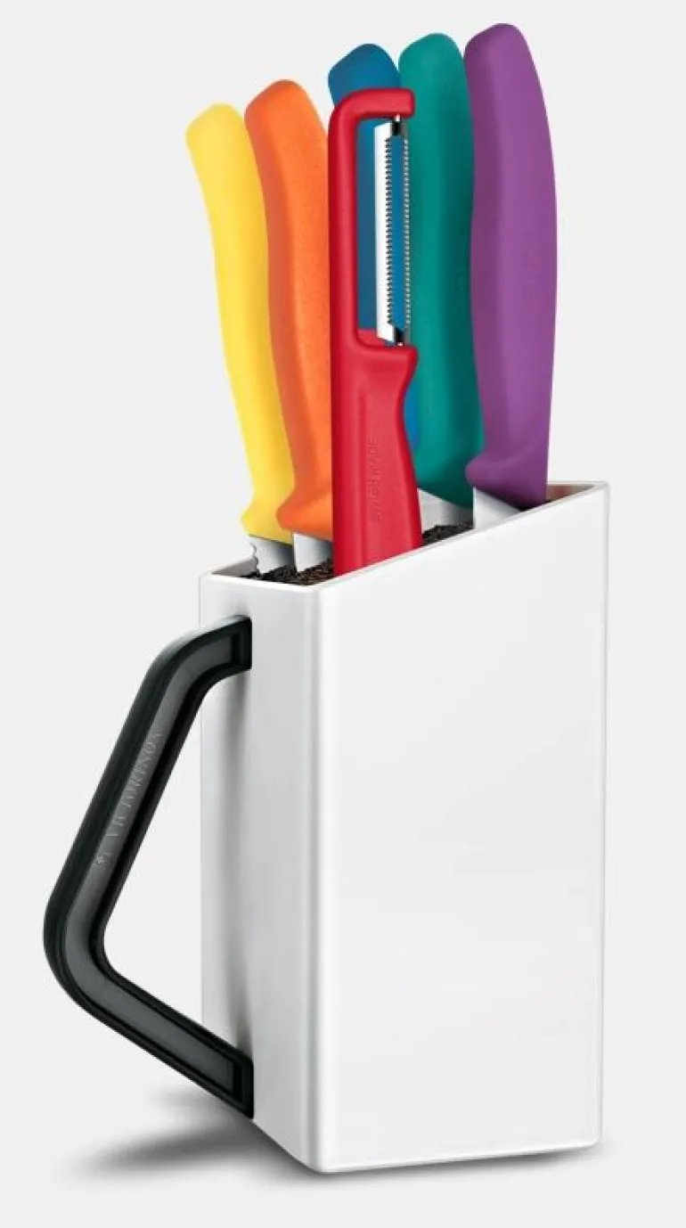 Bloc porte-couteaux Utility Swiss Classic, 7 pièces