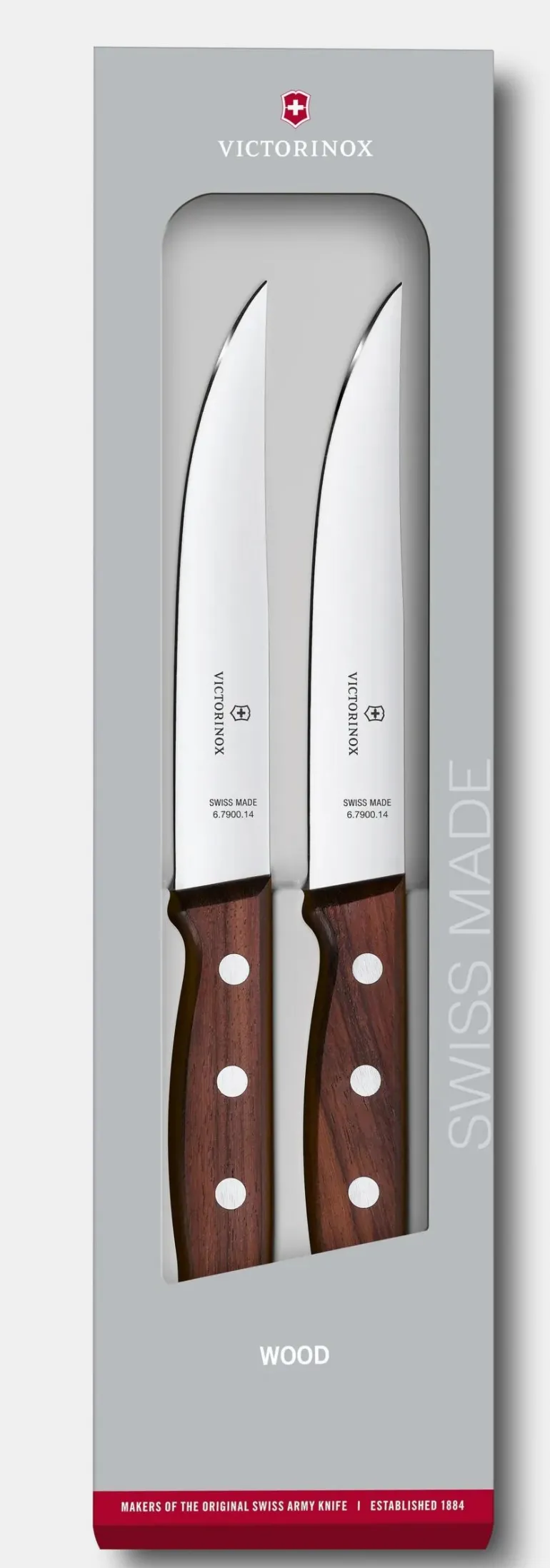 Set couteaux à steak Wood, 2 pièces