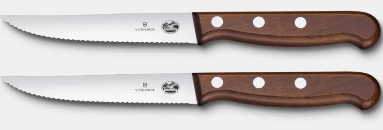Set couteaux à steak Wood, 2 pièces